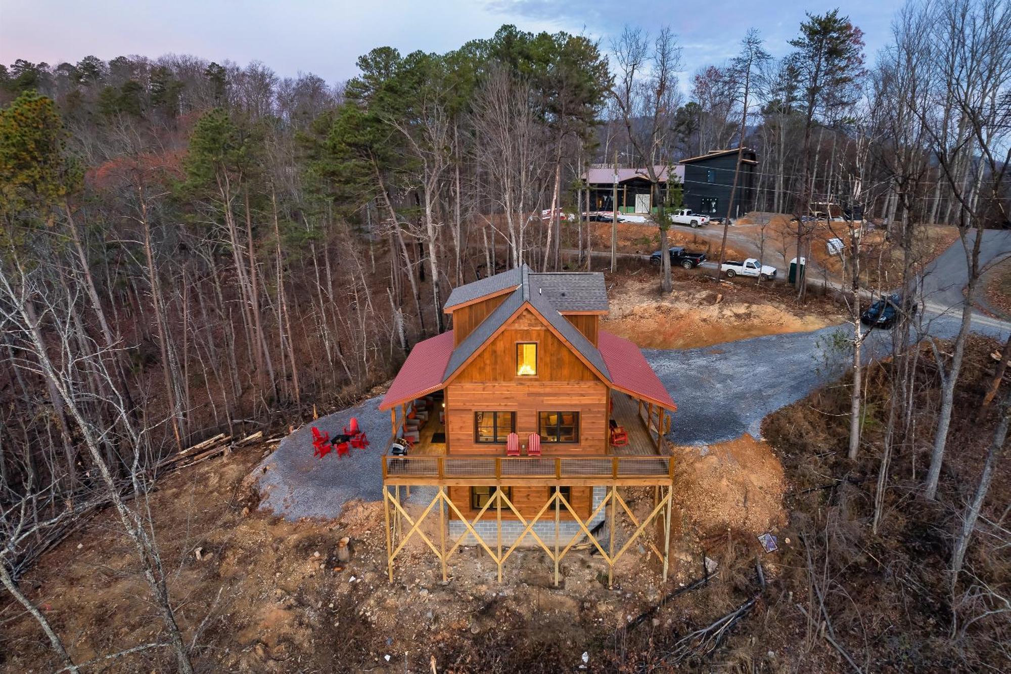 Scenic Views, Game Room, Hot Tub, Fireplace, Bbq Pigeon Forge Exterior photo