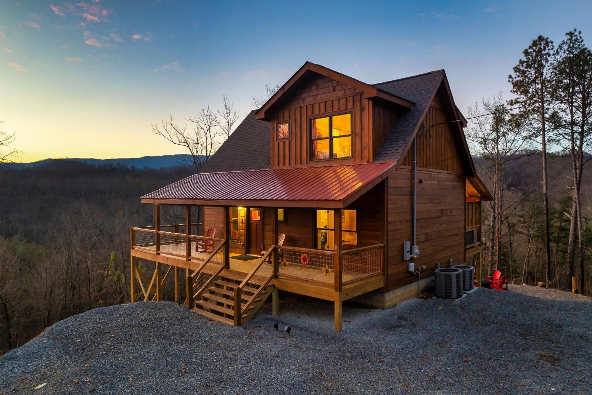 Scenic Views, Game Room, Hot Tub, Fireplace, Bbq Pigeon Forge Exterior photo